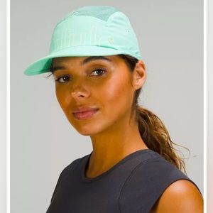 NWT Lululemon drawstring cord hat. L/XL. Unisex. Mint color.